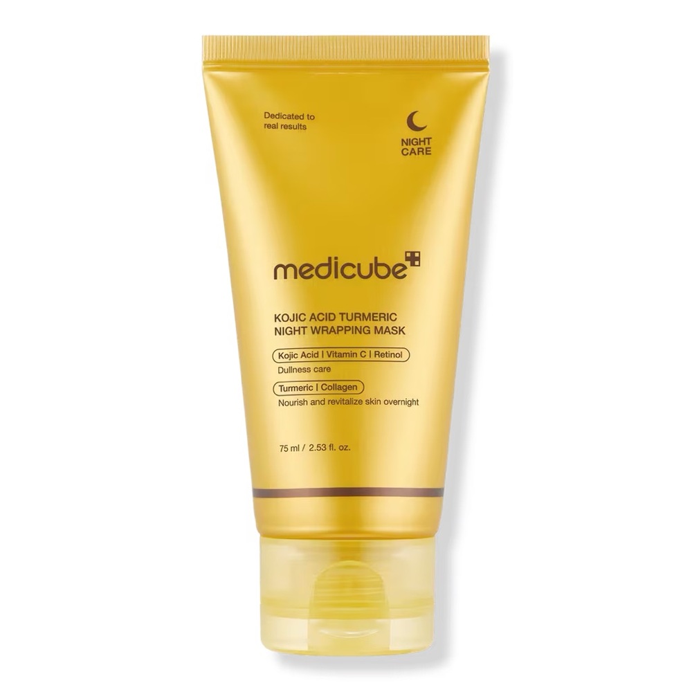 Medicube Kojic Acid Turmeric Overnight Wrapping Mask- dark spots, unevenness